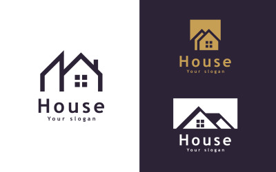 Real Estate Vector Logo Template, Modern House and property logo 14