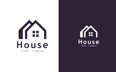 Real Estate Vector Logo Template, Modern House and property logo 5