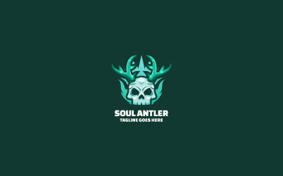 Soul Antler Simple Mascot Logo