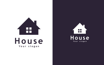 Vorlage für das Vektorlogo für Immobilien, modernes Haus- und Immobilienlogo 8