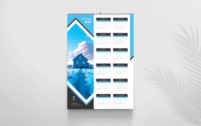 Corporate  Wall Calendar Design Template