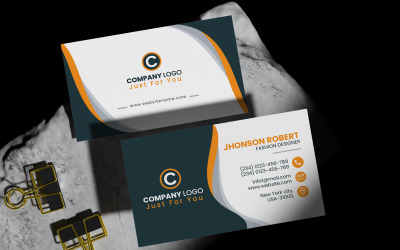 Design of Corporate Business Card Templates