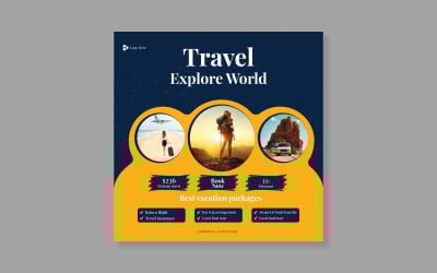 Free Travel Explore World Banner