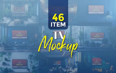 Реалістичний телевізійний макет. Макет UI/UX пристрою для шаблону презентації