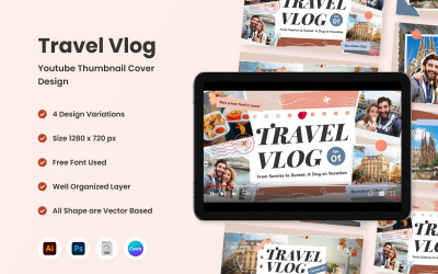 Travel YouTube Thumbnail Cover Design