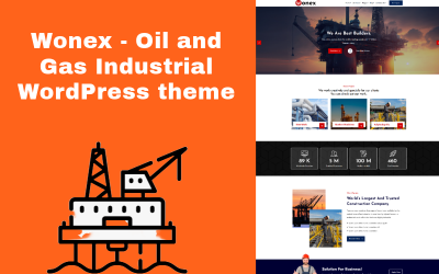 Wonex – Olaj- és gázipari WordPress téma