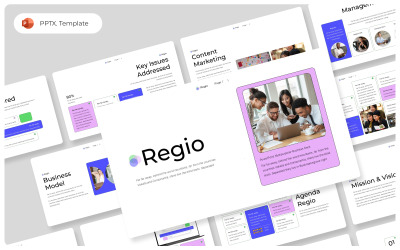 Regio - 多用途 PowerPoint 演示模板