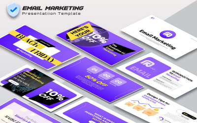 Szablon prezentacji marketingu e-mailowego