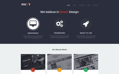 Diskret Design Studio WordPress-tema