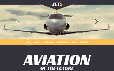 Responzivní WordPress motiv "Private Airlines" #47005