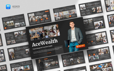 Acewealth-金融公司主题演讲模板