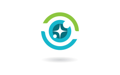 Creative Concept Eyes logotyp designmall, eye care logo icon7