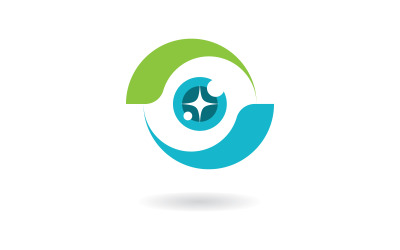 Creative Concept Eyes logotyp designmall, eye care logo icon8