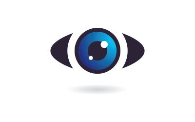 Creative Concept Eyes logotyp designmall, ögonvårdslogoikon 1