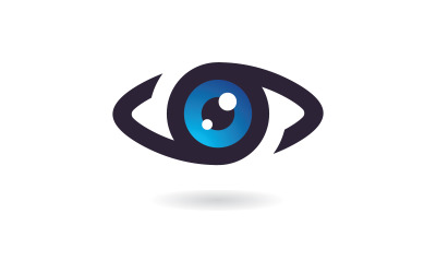 Creative Concept Eyes logotyp designmall, ögonvårdslogoikon 3
