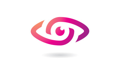 Creative Concept Eyes logotyp designmall, ögonvårdslogoikon 4