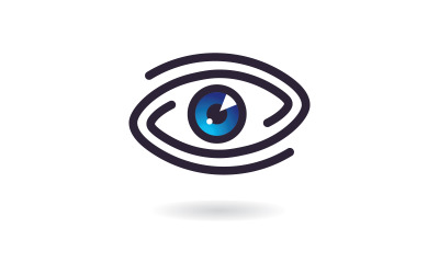 Creative Concept Eyes logotyp designmall, ögonvårdslogotyp icon11