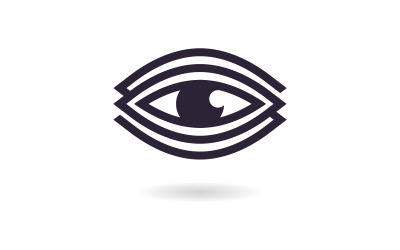 Creative Concept Eyes logotyp designmall, ögonvårdslogotyp icon12