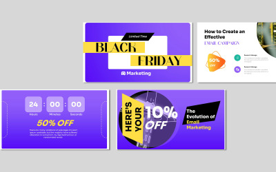 Keynote-mall för e-postmarknadsföring