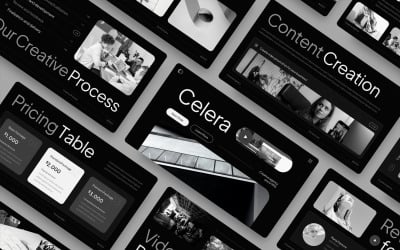 Celera – šablona prezentace Google pro kreativní agenturu