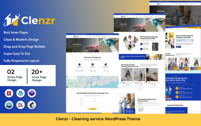 Clenzr - Úklidová služba téma WordPress