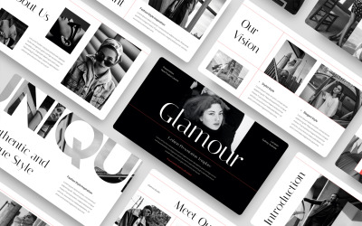 Glamour - Moda Google Slayt Şablonu