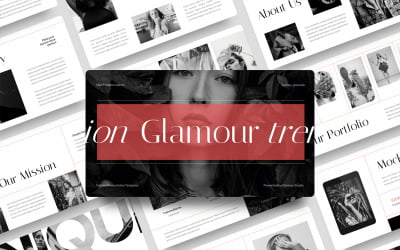 Glamour - Mode Powerpoint-sjabloon