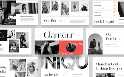 Glamour - Szablon prezentacji mody