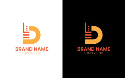 Letter LD architecture logo-12-567