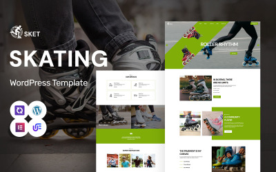 Sket - Szkoła i Klub Łyżwiarstwa WordPress Elementor Theme