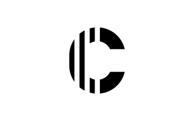 C Logo Design and template. Creative C icon initials based Letters in vector.  0