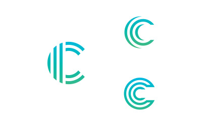 C Logo Design and template. Creative C icon initials based Letters in vector.  15