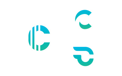 C Logo Design and template. Creative C icon initials based Letters in vector.  16