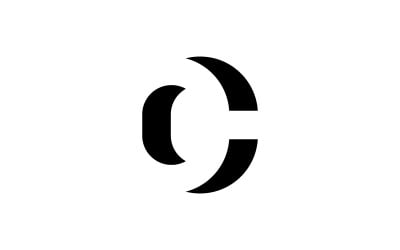 Diseño y plantilla de logotipo C. Icono C creativo con las iniciales en formato vectorial. 12