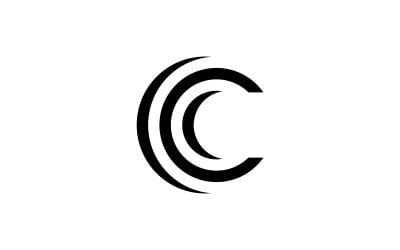 Diseño y plantilla de logotipo C. Icono C creativo con las iniciales en formato vectorial. 8