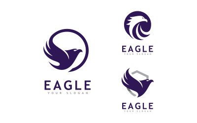 Eagle Logo Vector, Creative eagle icon Template illustration 16