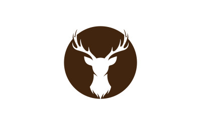 Deer head creative logo design vector 12