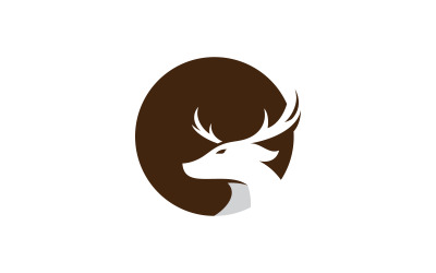 Deer head creative logo design vector 6