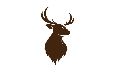 Deer head creative logo design vector 7