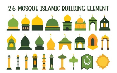 26 Mosque Islamic Building Element