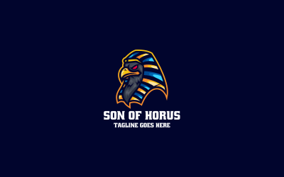 Son Of Horus Simple Mascot Logo