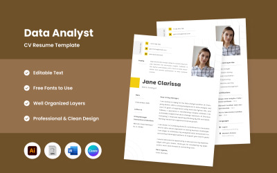 Veri Analisti için Profesyonel CV Özgeçmiş