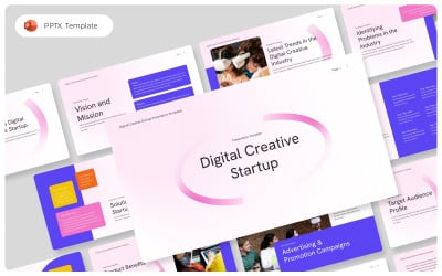 Digital Startup PowerPoint Presentation Template