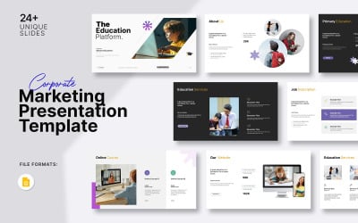 Smart Education Google Slide presentationsmall