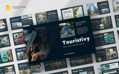 Touristivy - 旅行与旅游 Google 幻灯片模板