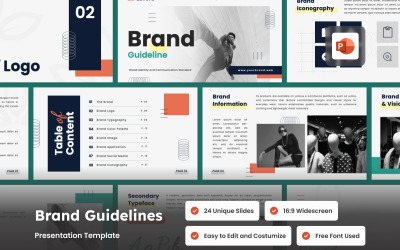 Презентація PowerPoint Guideline Fashion Brand