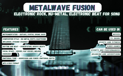 Bande sonore pour la chanson - MetalWave Fusionfeat : Rock électronique, nu-metal, beat électronique