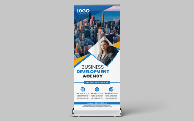 Business Development Roll up banner template design