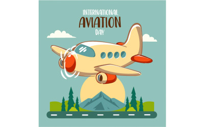 Illustration International Aviation Day
