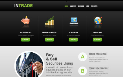 Investment Company Responsive Joomla Template